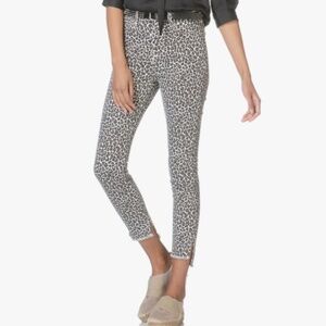 NWT Current/Elliott The Super High Waist Stiletto Jeans Snow Leopard - 27